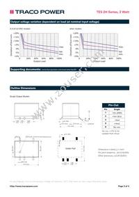 TES 2-2422H Datasheet Page 3