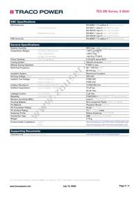 TES 2-2422M Datasheet Page 3