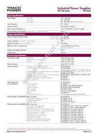 TEX 120-112 Datasheet Page 2