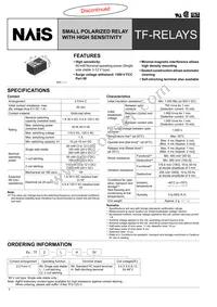 TF2-5V Datasheet Cover