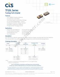 TF20L2V32K7680R Datasheet Cover