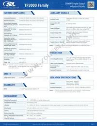 TF3000A15K Datasheet Page 2