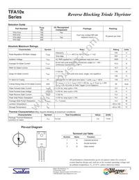 TFA107S Datasheet Page 2