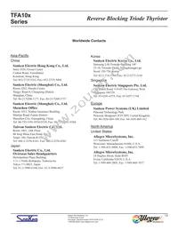 TFA108S Datasheet Page 12