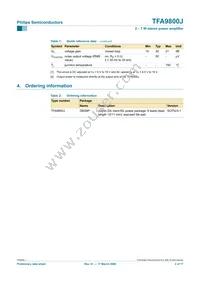TFA9800J/N1 Datasheet Page 2