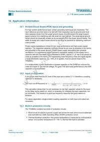 TFA9800J/N1 Datasheet Page 7