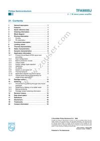 TFA9800J/N1 Datasheet Page 17