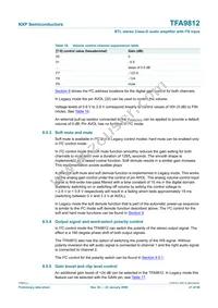 TFA9812HN/N1 Datasheet Page 21