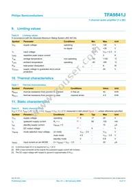 TFA9841J/N1 Datasheet Page 6