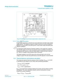 TFA9841J/N1 Datasheet Page 11
