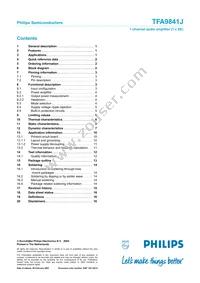 TFA9841J/N1 Datasheet Page 17