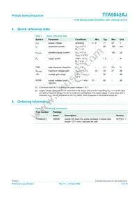 TFA9842AJ/N1 Datasheet Page 2