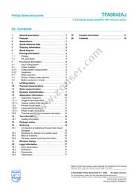 TFA9842AJ/N1 Datasheet Page 18