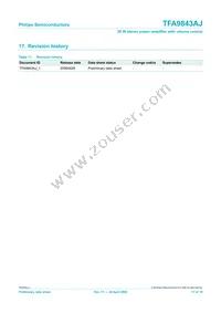 TFA9843AJ/N1 Datasheet Page 17