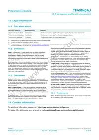 TFA9843AJ/N1 Datasheet Page 18