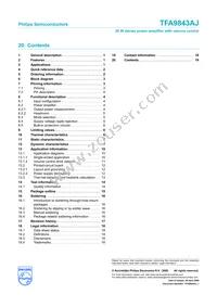 TFA9843AJ/N1 Datasheet Page 19