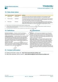 TFA9843BJ/N1 Datasheet Page 16