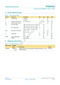 TFA9843J/N1 Datasheet Page 2