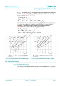 TFA9843J/N1 Datasheet Page 16