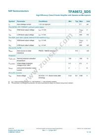 TFA9872CUK/N1Z Datasheet Page 12