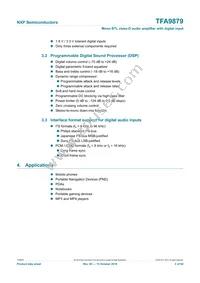 TFA9879HN/N1 Datasheet Page 2