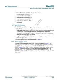 TFA9879HN/N1 Datasheet Page 7