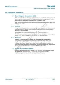 TFA9882UK/N1 Datasheet Page 17