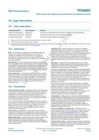 TFA9887UK/N2BZ Datasheet Page 18