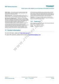 TFA9887UK/N2BZ Datasheet Page 19