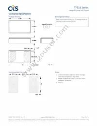 TFE162W32K7680R Datasheet Page 3