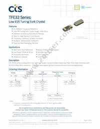 TFE322V32K7680R Datasheet Cover