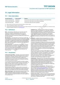 TFF1003HN/N1 Datasheet Page 15