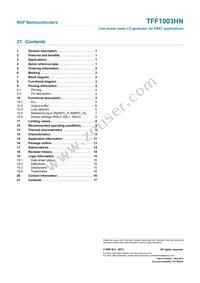 TFF1003HN/N1 Datasheet Page 17