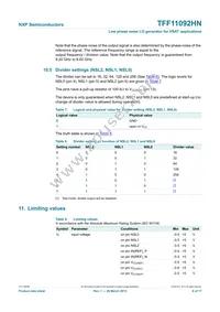 TFF11092HN/N1 Datasheet Page 8