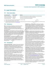 TFF11101HN/N1X Datasheet Page 15