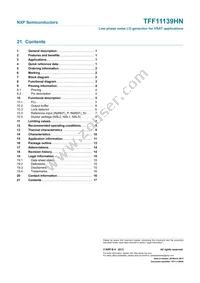 TFF11139HN/N1X Datasheet Page 17