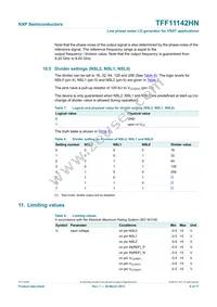 TFF11142HN/N1X Datasheet Page 8