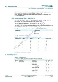 TFF11145HN/N1 Datasheet Page 8