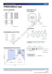 TFM201608ALC-1R0MTCA Datasheet Page 3