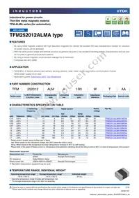 TFM252012ALMAR47MTAA Datasheet Cover