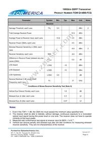 TGW-Q14BB-FCQ Datasheet Page 9