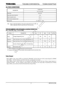 TH58NVG5S0FTA20 Datasheet Page 7