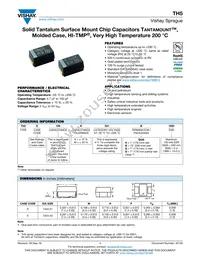 TH5E106K021A1000 Datasheet Cover