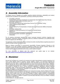 TH8055JDC Datasheet Page 19