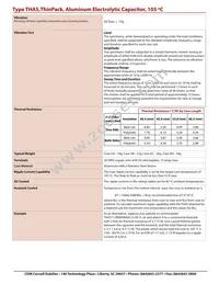 THAS782M025AD1C Datasheet Page 2