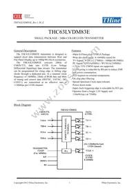 THC63LVDM83E Datasheet Cover
