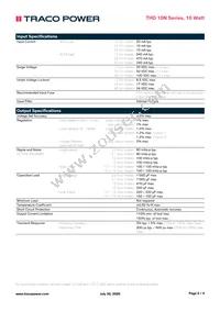 THD 10-4823N Datasheet Page 2