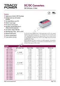 THD 15-4823N Datasheet Cover