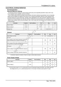 THGBMHG7C1LBAIL Datasheet Page 16