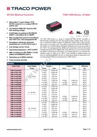 THM 10-4823WI Datasheet Cover